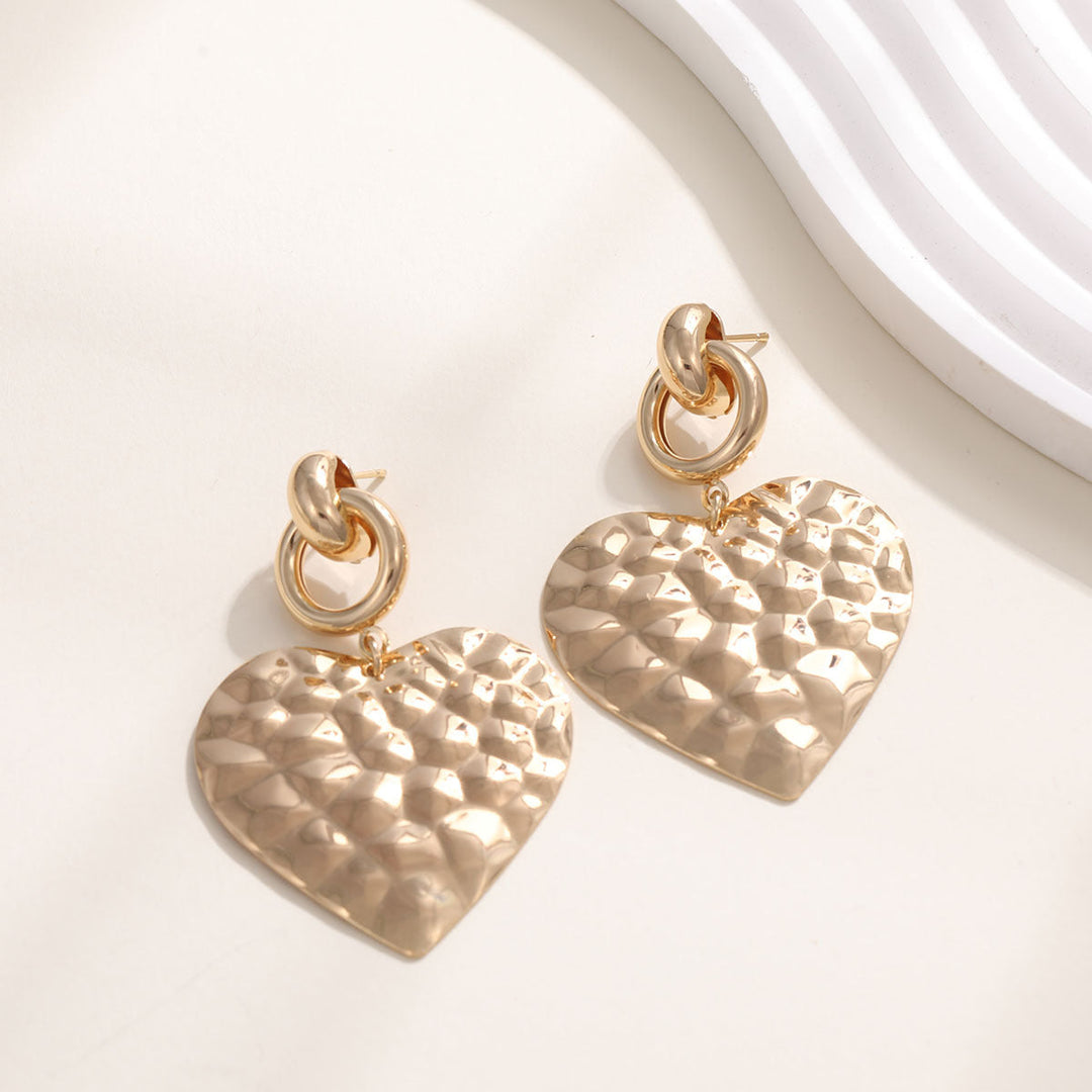 Women's Elegant Statement Earrings with Leaf Design Land Girl