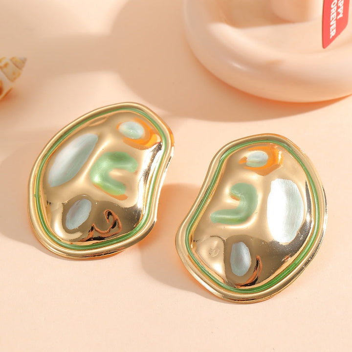 Ladies Hanging Earrings in a modern, organic design Land Girl