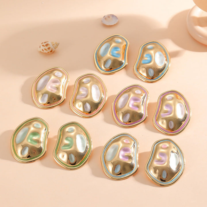 Ladies Hanging Earrings in a modern, organic design Land Girl
