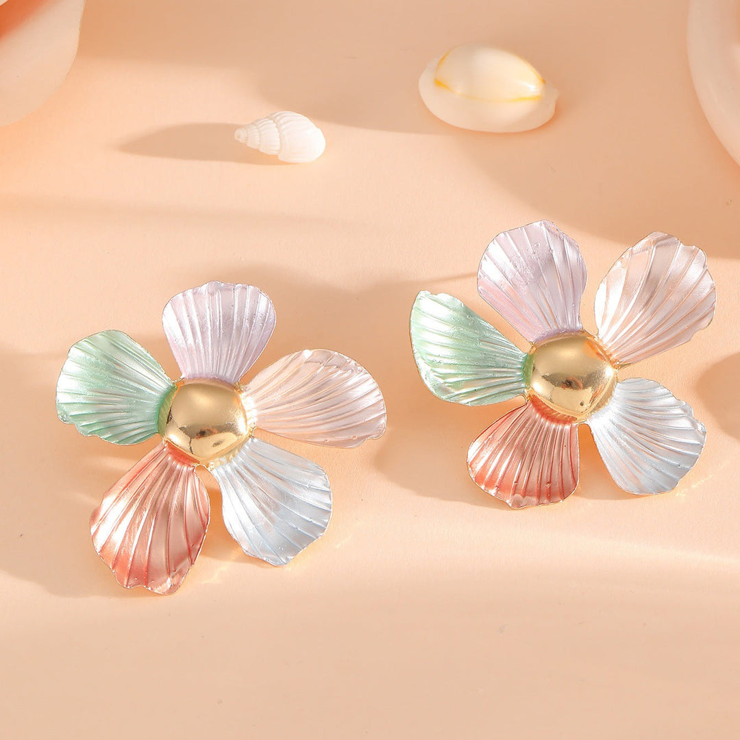 Women's Hair Clips in Artistic Flower Motif Land Girl