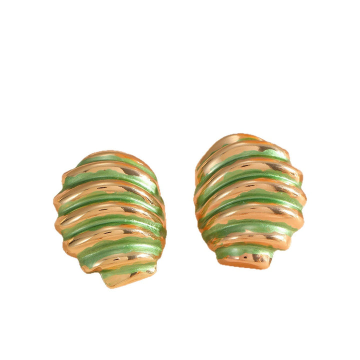 Women's ear clips in maritime shell design Land Girl